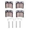 1551-0703-01 5000 Advanced Semi-Metallic Brake Pads & Hardware Kit, 1992-1999 Audi/Volkswagen, Position: Front - image 1