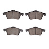 1551-0705-00 5000 Advanced Low-Metallic Brake Pads, 1996-1999 Audi/Volkswagen, Position: Front - image 1
