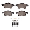 1551-0705-01 5000 Advanced Low-Metallic Brake Pads & Hardware Kit, 1996-1996 Audi/Volkswagen, Position: Front - image 1