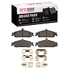 1551-0727-01 5000 Advanced Ceramic Brake Pads & Hardware Kit, 1997-2005 GM, Position: Front - image 1