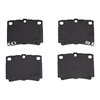 1551-0733-00 5000 Advanced Semi-Metallic Brake Pads, 1997-2004 Mitsubishi, Position: Rear - image 2