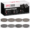 1551-0734-00 5000 Advanced Semi-Metallic Brake Pads, 1995-2005 Mitsubishi Fuso, Position: Fr,Rr - image 1
