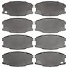 1551-0734-00 5000 Advanced Semi-Metallic Brake Pads, 1995-2005 Mitsubishi Fuso, Position: Fr,Rr - image 2