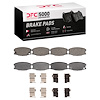 1551-0734-01 5000 Advanced Semi-Metallic Brake Pads & Hardware Kit, 1995-2005 Mitsubishi Fuso, Position: Fr,Rr