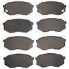 1551-0735-00 5000 Advanced Semi-Metallic Brake Pads, 1995-2005 Mitsubishi Fuso, Position: Fr - image 2