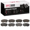 1551-0735-00 5000 Advanced Semi-Metallic Brake Pads, 1995-2005 Mitsubishi Fuso, Position: Fr - image 4
