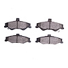 1551-0750-00 5000 Advanced Semi-Metallic Brake Pads, 1998-2002 GM, Position: Rear - image 1