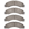 1551-0756-00 5000 Advanced Semi-Metallic Brake Pads, 1999-2005 Ford/Lincoln/Mercury/Mazda, Position: Front - image 1