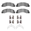 1551-0756-01 5000 Advanced Semi-Metallic Brake Pads & Hardware Kit, 1999-2005 Ford/Lincoln/Mercury/Mazda, Position: Front - image 2