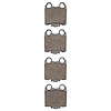 1551-0771-00 5000 Advanced Ceramic Brake Pads, 1998-2010 Lexus/Toyota/Scion, Position: Rear - image 1
