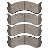 1551-0786-00 5000 Advanced Semi-Metallic Brake Pads, Fits Select Multiple Makes/Models, Position: Rear,Fr & Rr,Fr,Rr