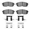 1551-0815-01 5000 Advanced Ceramic Brake Pads & Hardware Kit, 2007-2012 Infiniti/Nissan, Position: Front - image 1
