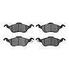 1551-0816-00 5000 Advanced Semi-Metallic Brake Pads, 2000-2004 Ford/Lincoln/Mercury/Mazda, Position: Front - image 1