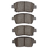 1551-0822-00 5000 Advanced Ceramic Brake Pads, 2000-2015 Multiple Makes/Models, Position: Front