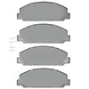 1551-0827-00 5000 Advanced Semi-Metallic Brake Pads, Fits Select GM, Position: Fr,Front,Rr - image 2