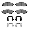 1551-0830-01 5000 Advanced Semi-Metallic Brake Pads & Hardware Kit, 2000-2004 Infiniti/Nissan, Position: Front - image 1