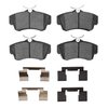 1551-0841-02 5000 Advanced Semi-Metallic Brake Pads & Hardware Kit, 2003-2009 Mopar, Position: Front - image 2