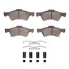 1551-0857-01 5000 Advanced Semi-Metallic Brake Pads & Hardware Kit, 2001-2007 Mopar, Position: Front - image 2