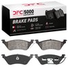 1551-0858-00 5000 Advanced Semi-Metallic Brake Pads, 2001-2007 Mopar, Position: Rear - image 4