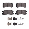 1551-0868-01 5000 Advanced Ceramic Brake Pads & Hardware Kit, 2000-2017 Multiple Makes/Models, Position: Rear - image 1