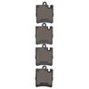 1551-0876-00 5000 Advanced Low-Metallic Brake Pads, 1996-2011 Mercedes-Benz, Position: Rear - image 2