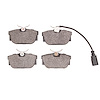 1551-0877-10 5000 Advanced Semi-Metallic Brake Pads, 2000-2000 Audi/Volkswagen, Position: Rear - image 1