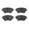 1551-0890-00 5000 Advanced Ceramic Brake Pads, 2001-2005 Ford/Lincoln/Mercury/Mazda, Position: Front - image 1