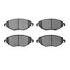 1551-0910-00 5000 Advanced Low-Metallic Brake Pads, 2001-2008 Multiple Makes/Models, Position: Front
