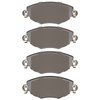 1551-0910-00 5000 Advanced Low-Metallic Brake Pads, 2001-2008 Multiple Makes/Models, Position: Front - image 2