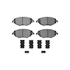 1551-0910-01 5000 Advanced Low-Metallic Brake Pads & Hardware Kit, 2001-2008 Multiple Makes/Models, Position: Front