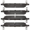1551-0911-00 5000 Advanced Low-Metallic Brake Pads, 2001-2004 Multiple Makes/Models, Position: Rear - image 3