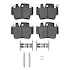 1551-0917-01 5000 Advanced Low-Metallic Brake Pads & Hardware Kit, 1998-2007 Porsche, Position: Front,Rear - image 1