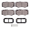 1551-0927-01 5000 Advanced Low-Metallic Brake Pads & Hardware Kit, 2002-2018 Mercedes-Benz, Position: Front - image 1