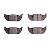 1551-0952-00 5000 Advanced Semi-Metallic Brake Pads, 2003-2005 Ford/Lincoln/Mercury/Mazda, Position: Rear - image 1