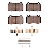 1551-0960-01 5000 Advanced Low-Metallic Brake Pads & Hardware Kit, 2003-2008 Infiniti/Nissan, Position: Front - image 1