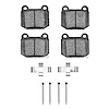 1551-0961-03 5000 Advanced Low-Metallic Brake Pads & Hardware Kit, 2004-2006 Maserati, Position: Rear - image 1