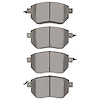1551-0969-00 5000 Advanced Ceramic Brake Pads, 2003-2011 Infiniti/Nissan, Position: Front - image 1