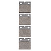 1551-0971-00 5000 Advanced Low-Metallic Brake Pads, Fits Select Multiple Makes/Models, Position: Parking