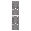 1551-0971-00 5000 Advanced Low-Metallic Brake Pads, Fits Select Multiple Makes/Models, Position: Parking - image 2