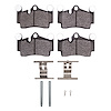1551-0978-01 5000 Advanced Low-Metallic Brake Pads & Hardware Kit, 2003-2015 Multiple Makes/Models, Position: Rear - image 1