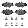 1551-0987-01 5000 Advanced Low-Metallic Brake Pads & Hardware Kit, 2003-2009 Mercedes-Benz, Position: Front - image 1