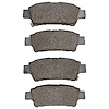 1551-0995-00 5000 Advanced Ceramic Brake Pads, 2004-2010 Lexus/Toyota/Scion, Position: Rear - image 1
