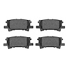 1551-0996-00 5000 Advanced Ceramic Brake Pads, 2004-2009 Lexus/Toyota/Scion, Position: Rear - image 1