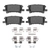 1551-0996-01 5000 Advanced Ceramic Brake Pads & Hardware Kit, 2004-2009 Lexus/Toyota/Scion, Position: Rear - image 2