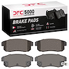 1551-1008-00 5000 Advanced Semi-Metallic Brake Pads, 2004-2011 Ford/Lincoln/Mercury/Mazda, Position: Rear - image 1