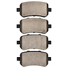 1551-1021-00 5000 Advanced Ceramic Brake Pads, 2004-2012 Multiple Makes/Models, Position: Rear - image 1