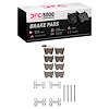 1551-1029-11 5000 Advanced Low-Metallic Brake Pads & Hardware Kit, 2017-2021 Multiple Makes/Models, Position: Front