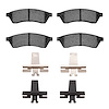 1551-1030-01 5000 Advanced Ceramic Brake Pads & Hardware Kit, 2004-2010 Multiple Makes/Models, Position: Rear