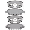1551-1037-00 5000 Advanced Ceramic Brake Pads, 2004-2017 Multiple Makes/Models, Position: Rear - image 2