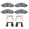 1551-1039-01 5000 Advanced Ceramic Brake Pads & Hardware Kit, 2004-2008 GM, Position: Front - image 2